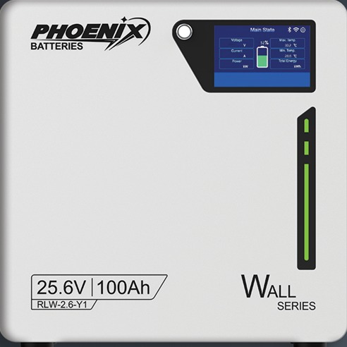 PHOENIX 25.6V-100A IP40 WIFI+TOUCH SCREEN